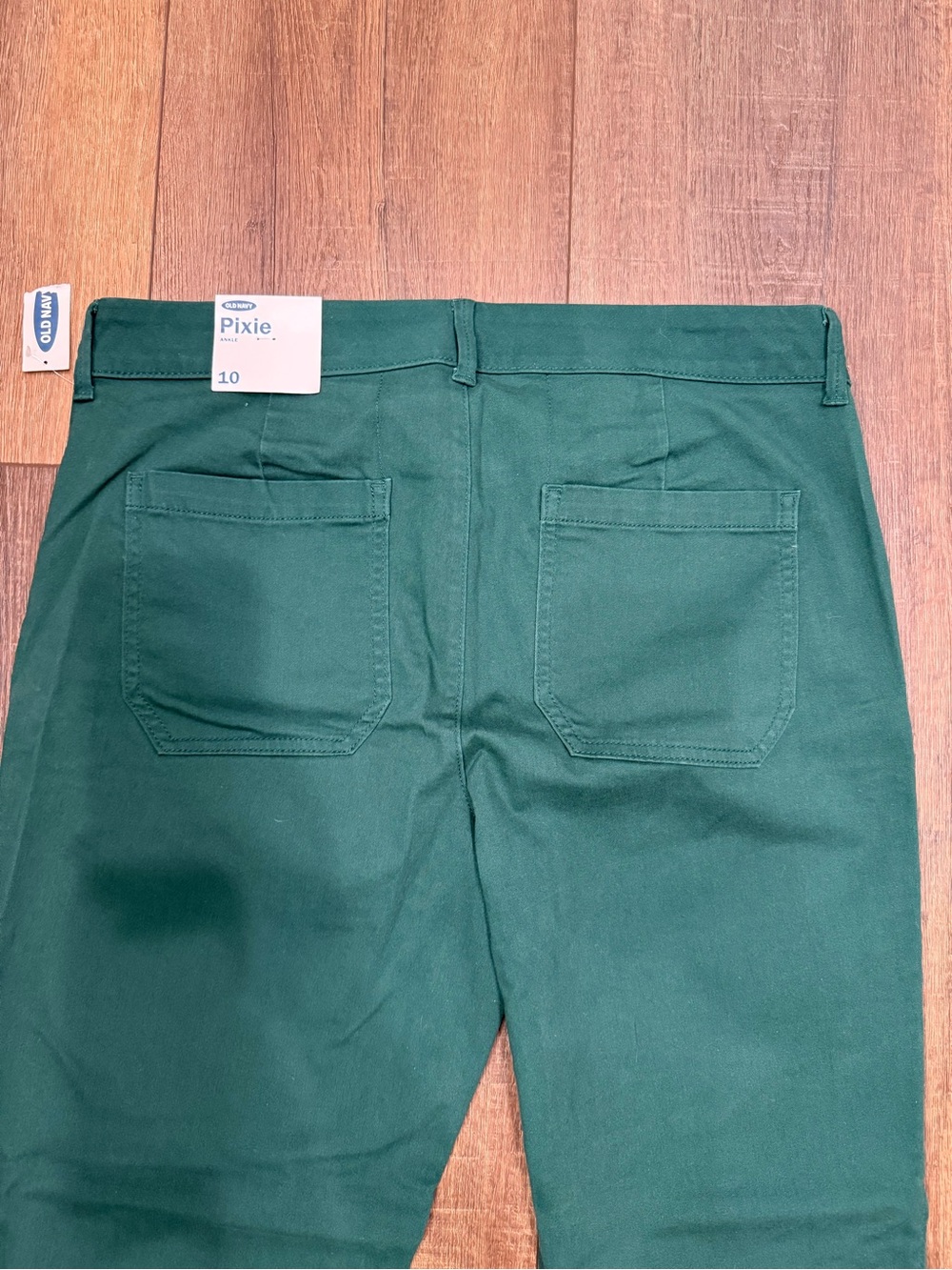 NWT old navy pixie ankle pants green size 10 - Picture 9 of 9